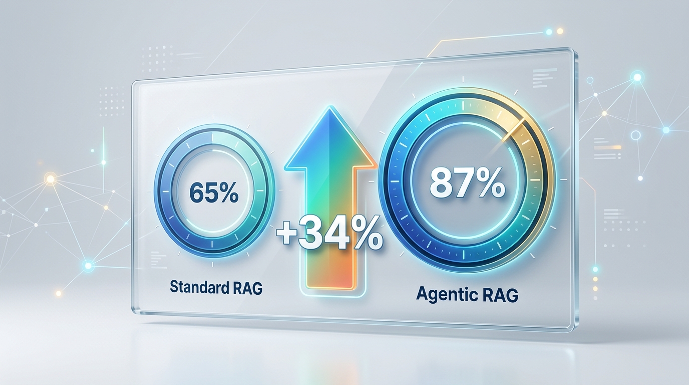 에이전틱 RAG의 34% 향상된 정확도