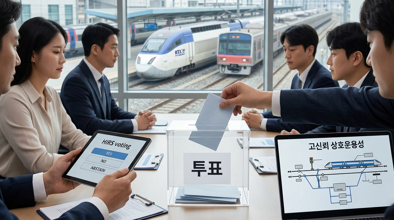철도역 고신뢰 상호운용성(HIRS) 표준화, 왜 중요하고 '투표'는 어떤 의미일까요?
